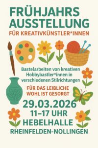 Frühjahrsausstellung für Kreativkünstler*innen 2026